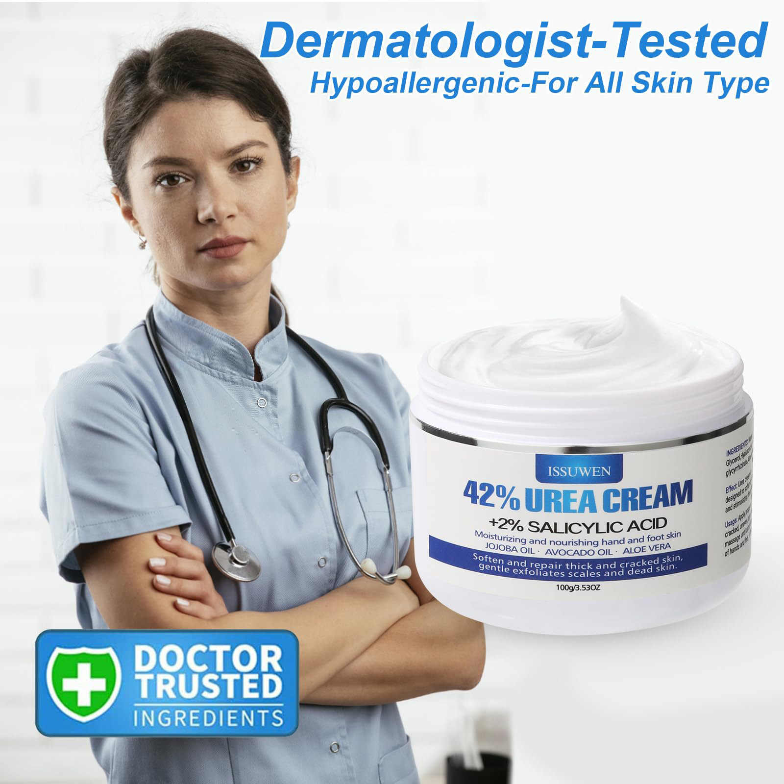 Urea Cream 42% Plus Salicylic  - огляд і ціна Skincare Salicylic Acid